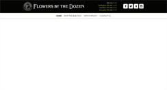 Desktop Screenshot of flowersbythedozen.com